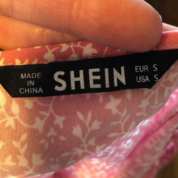 Adorable pink knotted tie strap dress size small - Picture 10 of 13